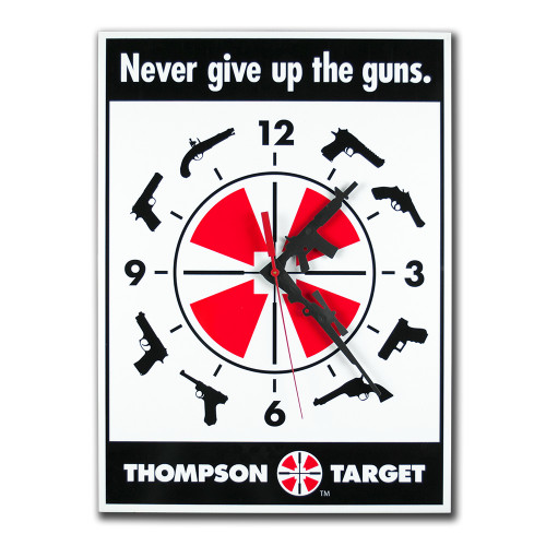 Thompson Target 2nd Amendment Gun Rights Wall Clock Thompson Target 2nd Amendment Gun Rights Wall Clock