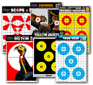 Paper Shooting Targets for High Visibility