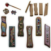 Wooden Craft Dreidel + Dreidel Base for Decoration ... Wooden Craft Dreidel + Dreidel Base for Decoration ...