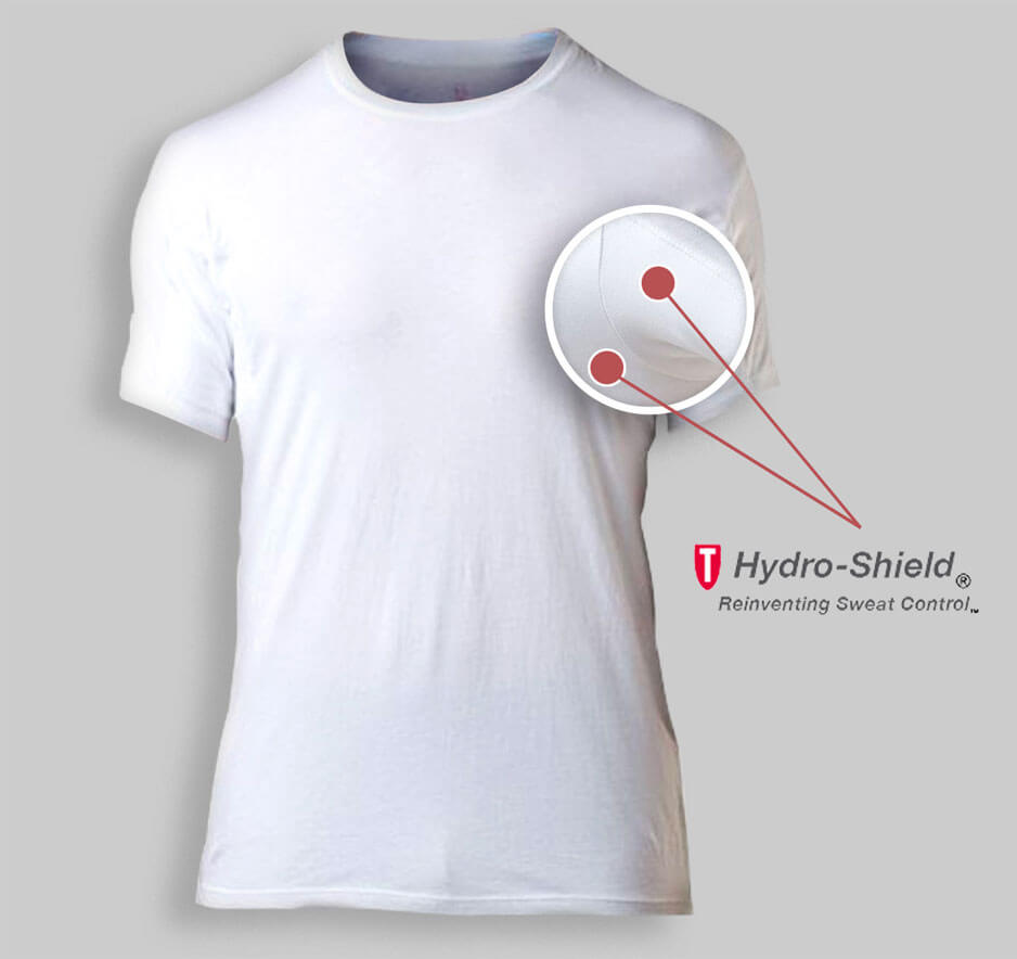 how to avoid pit stains on white shirts