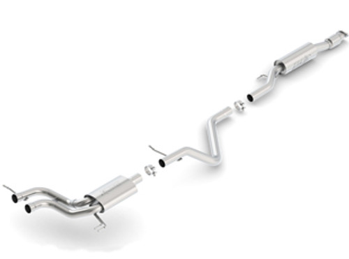 Borla 2.5" Cat Back Exhaust (Touring) 140506, 2013-2014 Hyundai Veloster Turbo Borla 2.5" Cat Back Exhaust (Touring) 140506, 2013-2014 Hyundai Veloster Turbo