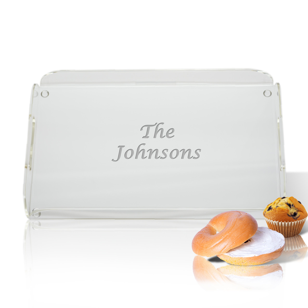 personalized acrylic serving tray