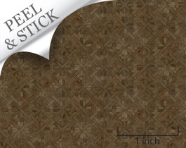 1:48 peel and stick flooring: walnut parquet pattern 1:48 peel and stick flooring: walnut parquet pattern