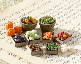 1:48 (quarter) or O Scale vegetables kit. 3D printed 1:48 (quarter) or O Scale vegetables kit. 3D printed