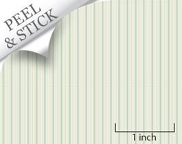 Breakfast Stripe, Turquoise. 1:48 quarter scale peel and stick wallpaper Breakfast Stripe, Turquoise. 1:48 quarter scale peel and stick wallpaper