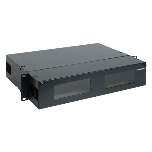 Fiber Optic Empty Rack Mount Enclosure HD 8 Adapter Panel Spaces Fiber Optic Empty Rack Mount Enclosure HD 8 Adapter Panel Spaces
