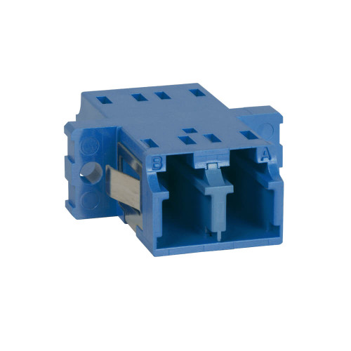 LC to LC Fiber Optic SC Mount with Duplex Adapter in Blue with Ceramic Sleeve LC to LC Fiber Optic SC Mount with Duplex Adapter in Blue with Ceramic Sleeve