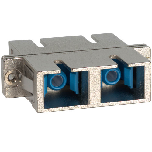 SC to SC Fiber Optic SC Mount withDuplex Adapter in Metal with Ceramic Sleeve SC to SC Fiber Optic SC Mount withDuplex Adapter in Metal with Ceramic Sleeve