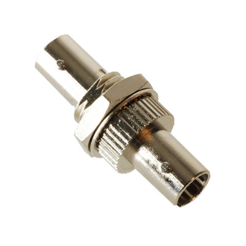 ST to ST Fiber Optic with Simplex Adapter in Metal with Metal Sleeve ST to ST Fiber Optic with Simplex Adapter in Metal with Metal Sleeve