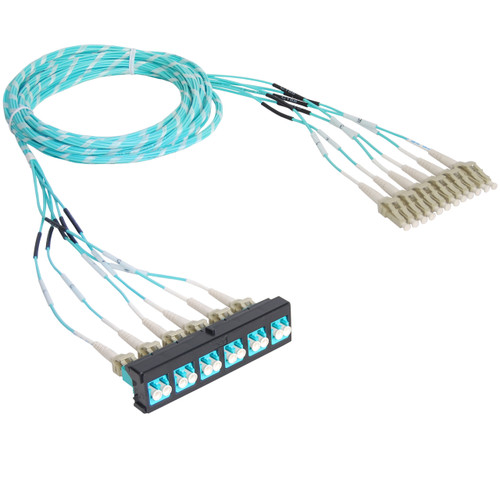 Preterminated Cassette Fiber Optic LC Patch Panel with Cable Assembly 12 Fibers Bezel to Patch Cords Preterminated Cassette Fiber Optic LC Patch Panel with Cable Assembly 12 Fibers Bezel to Patch Cords