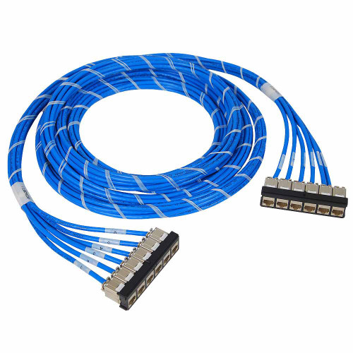 Pre-terminated FTP Cassette Patch Panel with CMR CAT6A Cable Assembly, Bezel to Bezel Pre-terminated FTP Cassette Patch Panel with CMR CAT6A Cable Assembly, Bezel to Bezel