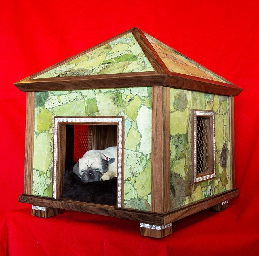 Green Jasper Pet Palace | Indoor Dog House