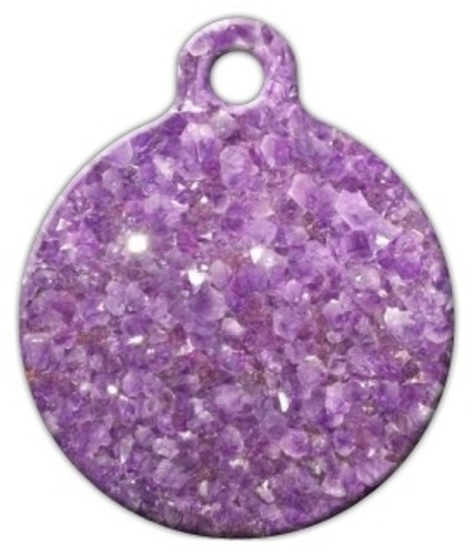 Amethyst Dog ID Tag