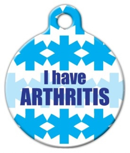 Arthritis Medical Alert Dog ID Tag