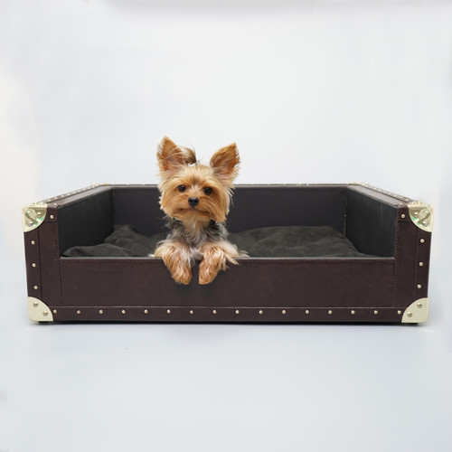 The Trunk Bed - Yorkshire (many colors, Faux Leather, Large)