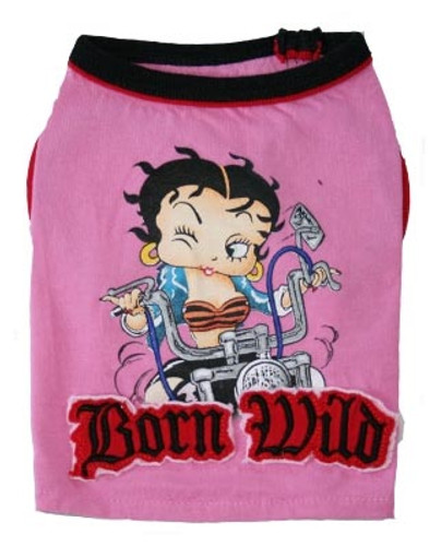 Betty Boop Born Wild Dog Tee