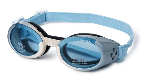 Doggles ILS Ice Blue Dog Goggles