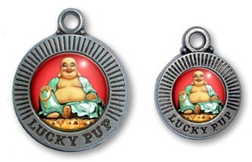 Lucky Pup Buddha ID Tag