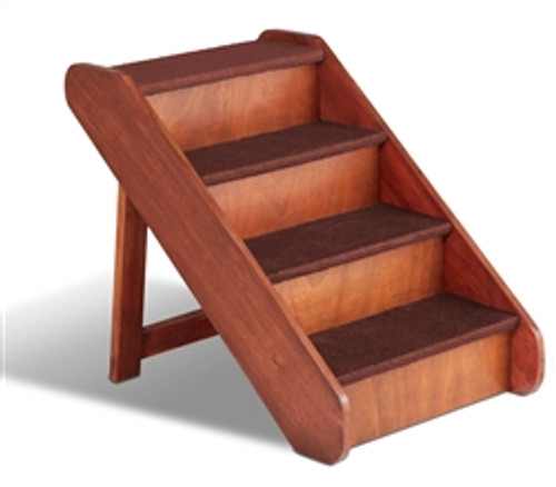 pup step wood stairs
