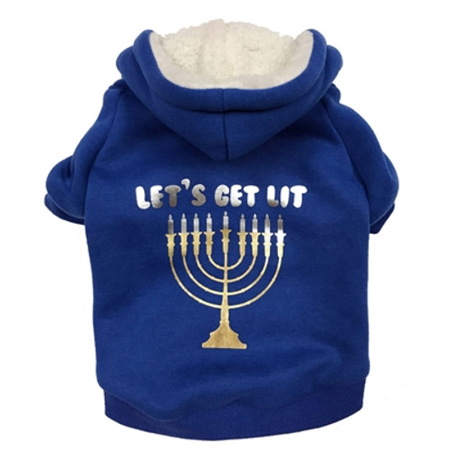 Dog Hoodie | Let's Get Lit Dog Hoodie
