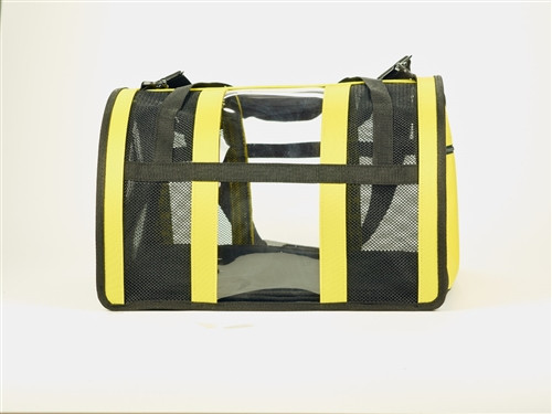 Dog Carrier | Yellow Puppy Shell Dog Carrier